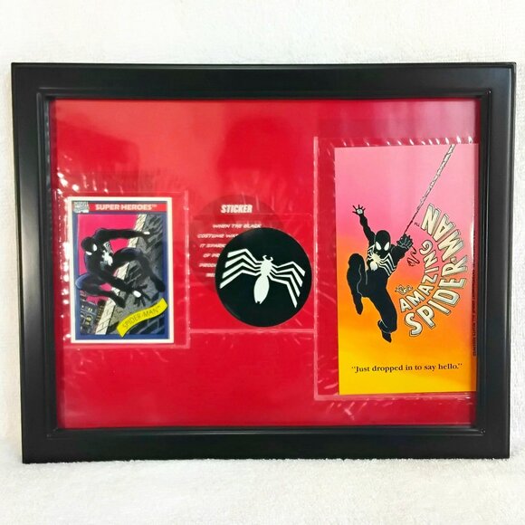 2 for 1 9"×12" Full Frame Spider-Man Wall Decor Authentic Spider-Man Items!! - Picture 1 of 2